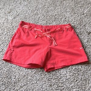 Nike shorts. Size medium. Pink